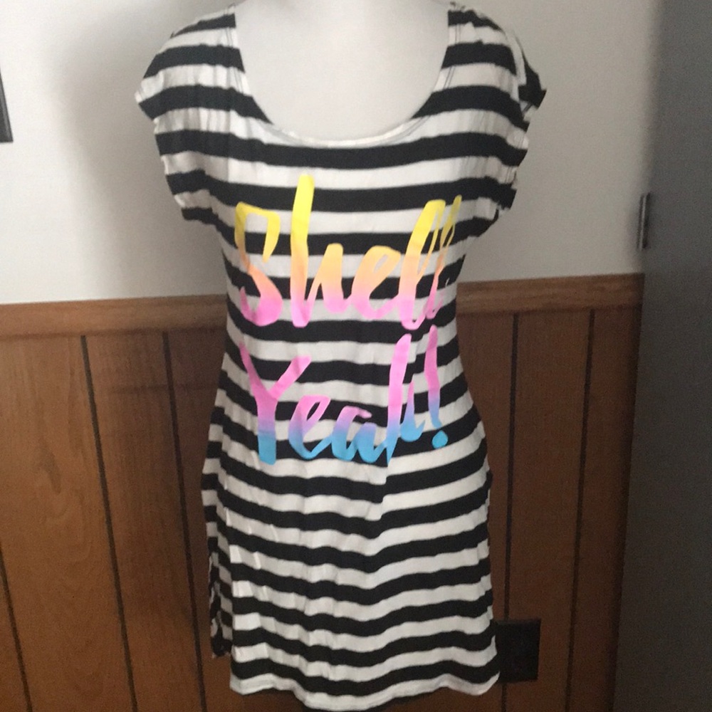 Ocean Pacific Shell Yeah Beach Swim Coverup M